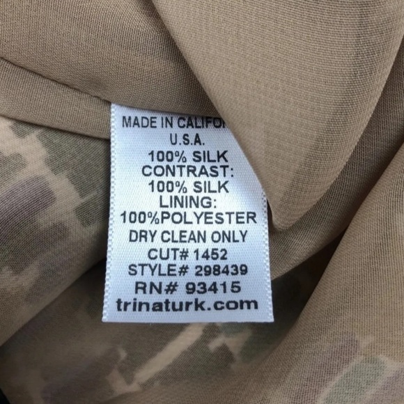 Trina Turk Jewel Tone Metallic Silk Dress 2 - Picture 6 of 12